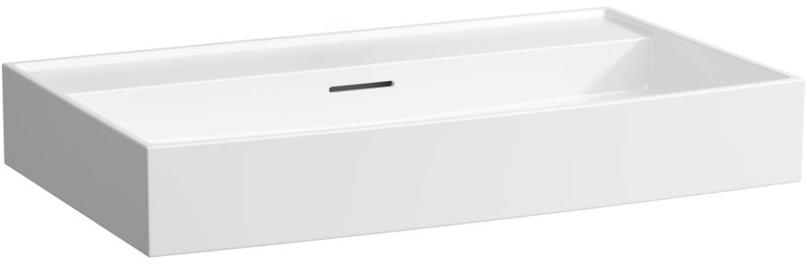 Laufen Kartell mosdótál 80x46 cm négyszögletes klasszikus fehér fényes H8103360001091
