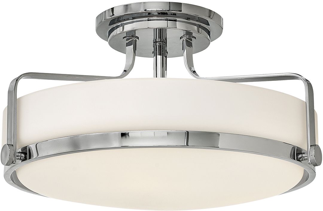 Elstead Lighting Harper mennyezeti lámpa 3x60 W fehér-króm HK-HARPER-SFM-CM