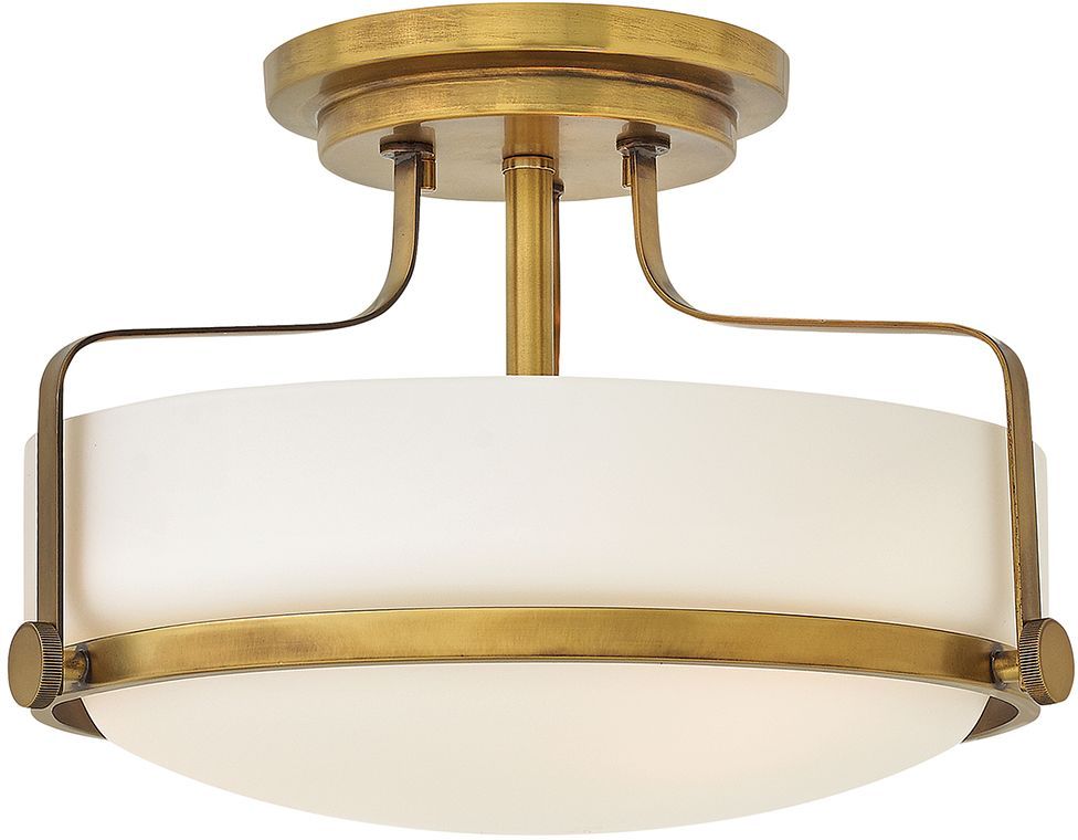 Elstead Lighting Harper mennyezeti lámpa 3x60 W fehér-sárgaréz HK-HARPER-SFS-HB