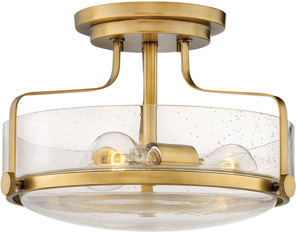 Elstead Lighting Harper mennyezeti lámpa 3x60 W sárgaréz-átlátszó HK-HARPER-SFS-HB-CS