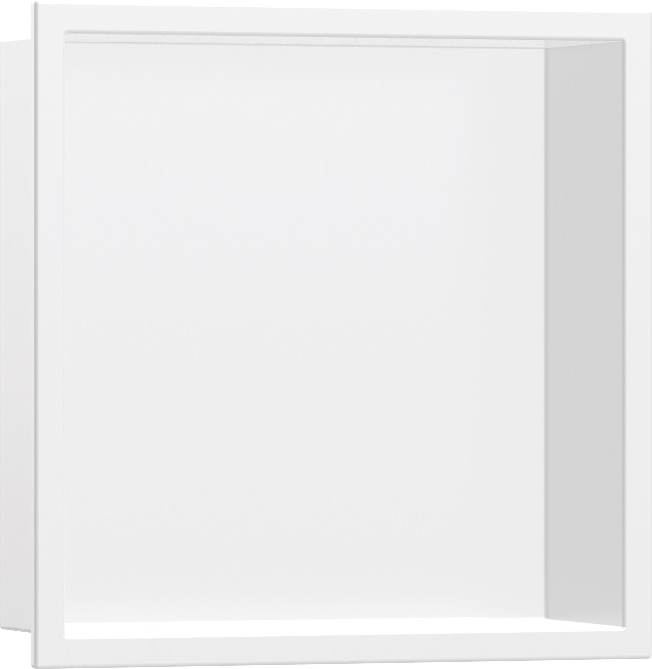 Hansgrohe XtraStoris Original süllyesztett polc 30 cm fehér 56093700