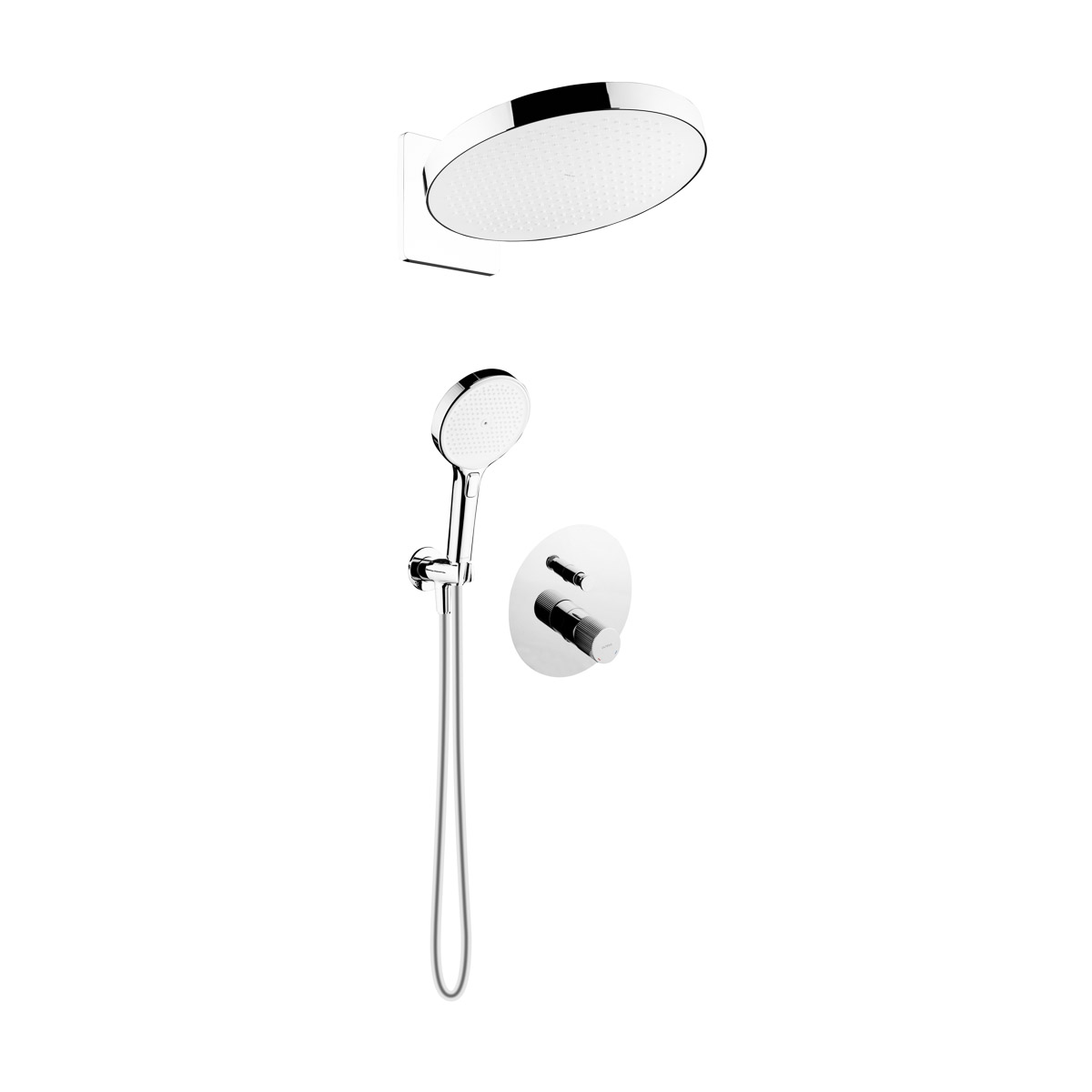 Készlet fejzuhany Oltens Regna 37009100, kád és zuhany csaptelep Oltens Hamnes 34106100, 39403100, 37109100, 39304100, 37200100