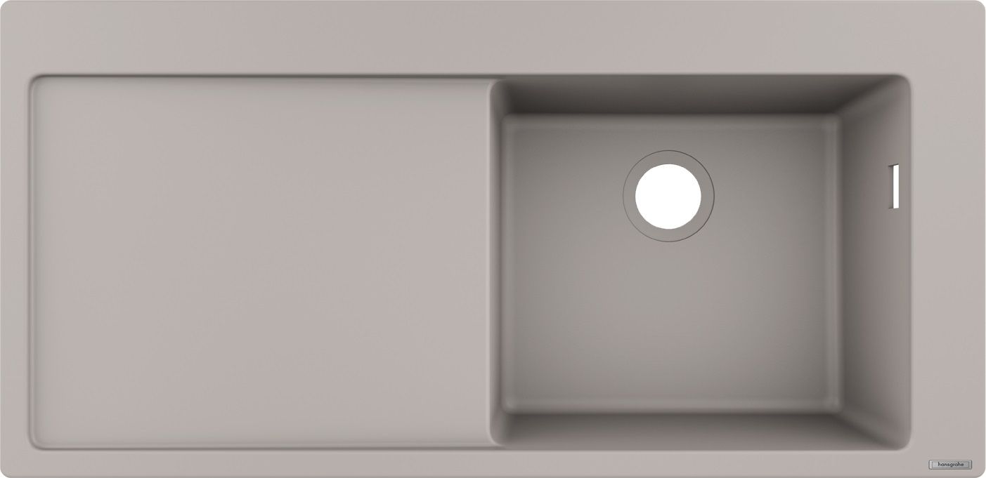 Hansgrohe S 51 gránit mosogató 74.5x41.5 cm szürke/grafit/onix 43314380