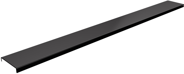 Schedpol Base Black Range lineáris lefolyófedél 70 cm fekete 10.051/DPSM