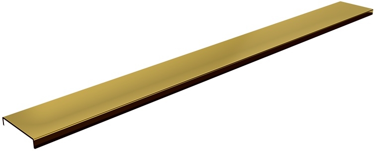 Schedpol Base Gold Shine Range lineáris lefolyófedél 70 cm arany 10.051/DPZP
