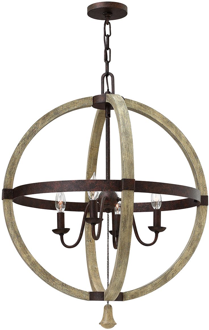 Elstead Lighting Middlefield függőlámpa 4x60 W vas HK-MIDDLEFIELDP4