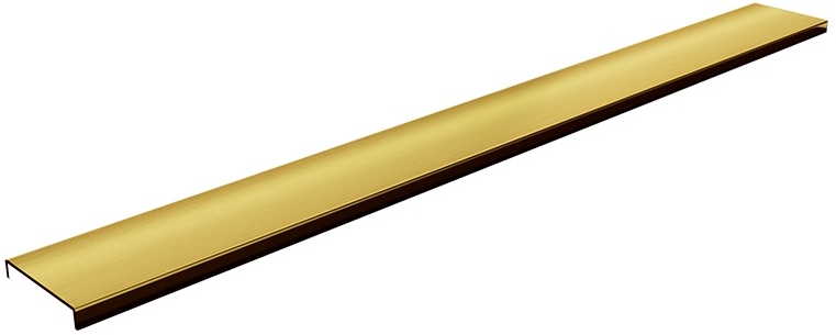 Schedpol Base Gold Brushed Range lineáris lefolyófedél 70 cm arany 10.051/DPZS