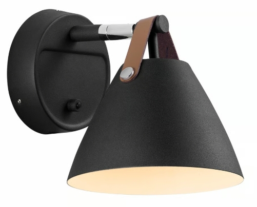 Nordlux Strap oldalfali lámpa 1x8 W fekete 84291003