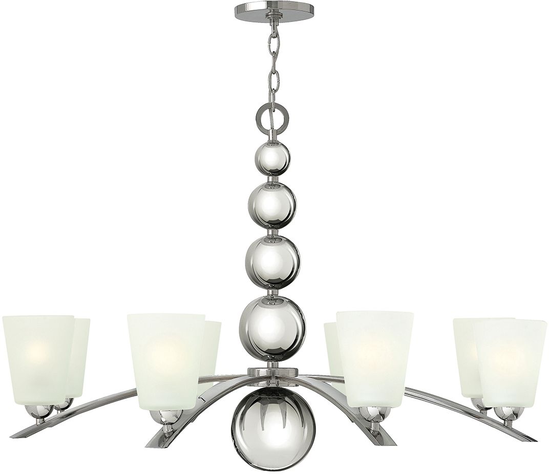 Elstead Lighting Zelda függőlámpa x60 W nikkel HK-ZELDA8-PN