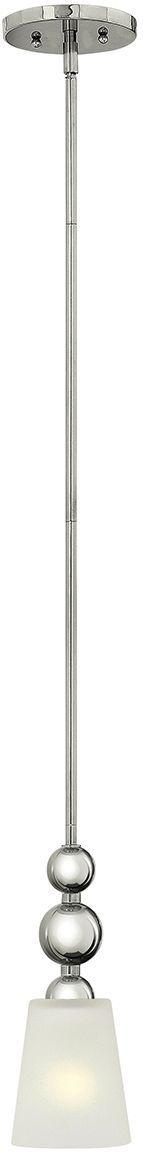 Elstead Lighting Zelda függőlámpa 1x60 W nikkel HK-ZELDA-P-A-PN