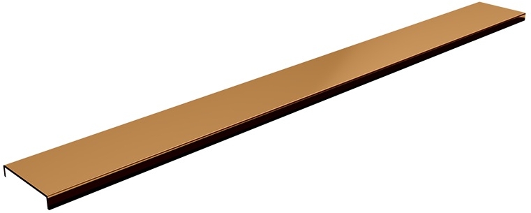 Schedpol Base Copper Shine Range lineáris lefolyófedél 120 cm réz 10.059/DPMP