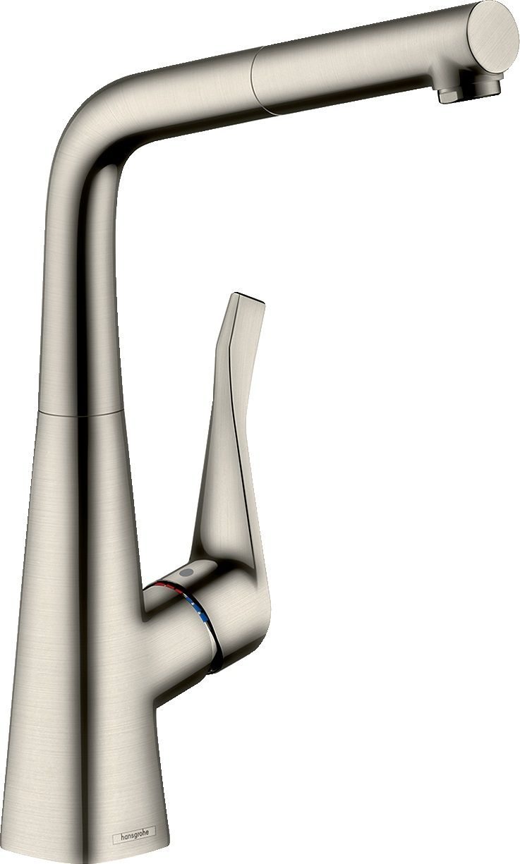 Hansgrohe Metris M71 konyhai csaptelep álló rozsdamentes acél 73812800
