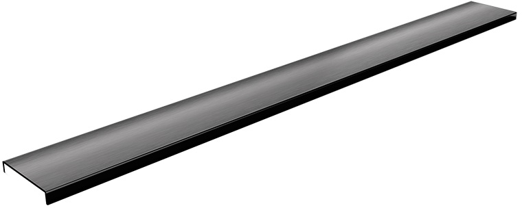 Schedpol Base Graphite Brushed Range lineáris lefolyófedél 60 cm grafit 10.050/DPGS