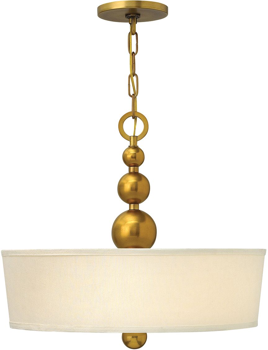 Elstead Lighting Zelda függőlámpa 3x60 W sárgaréz HK-ZELDA-P-B-VS