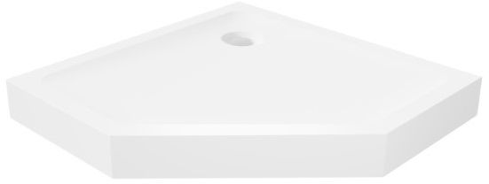 New Trendy Mild ötszögletű zuhanytálca 90x90 cm fehér B-0603
