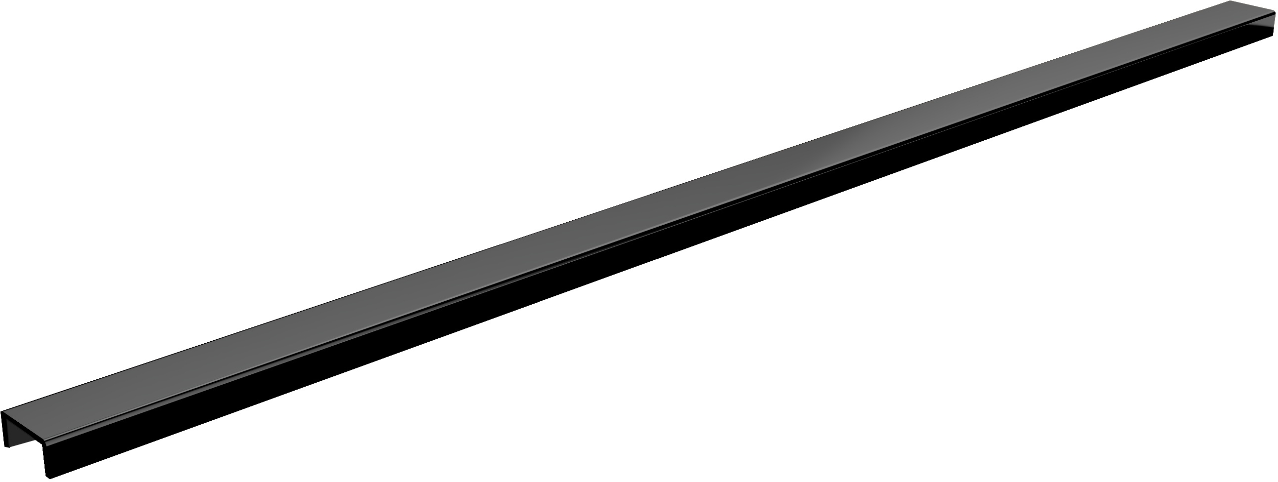 Schedpol Slim Black Range lineáris lefolyófedél 60 cm fekete 10.050/SLX/DPCM