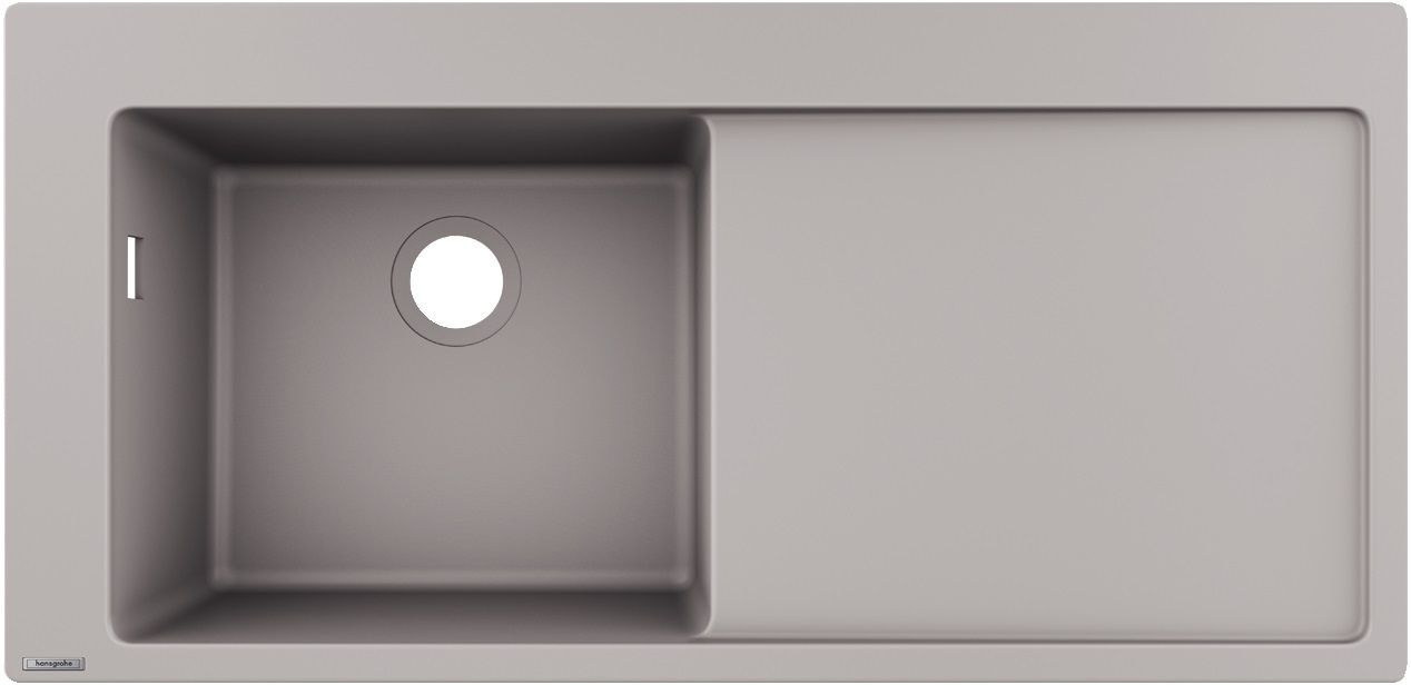 Hansgrohe S 51 gránit mosogató 105x41.5 cm szürke/grafit/onix 43330380