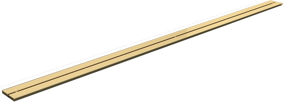 Schedpol Gold Slim Duo lineáris lefolyófedél 90 cm arany 10.053/SLX/DPZ