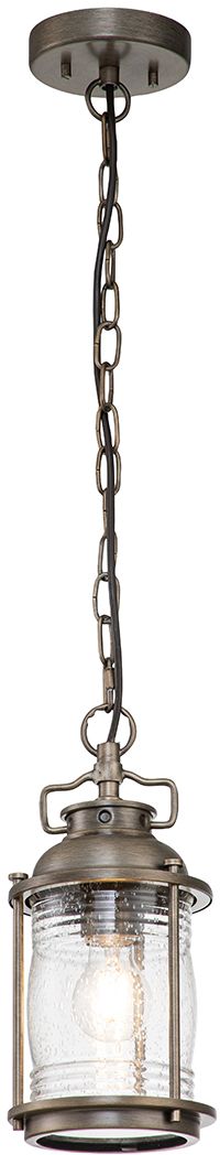 Elstead Lighting Ashland Bay függőlámpa 1x60 W barna KL-ASHLANDBAY8-S-BU
