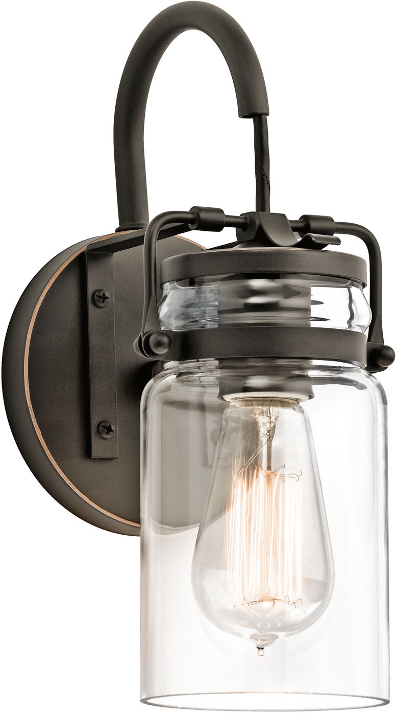 Elstead Lighting Brinley oldalfali lámpa 1x60 W barna KL-BRINLEY1-OZ