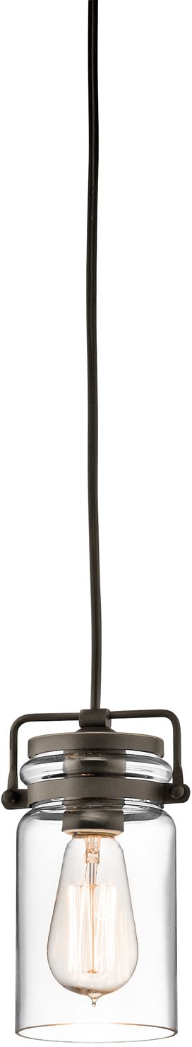 Elstead Lighting Brinley függőlámpa 1x60 W barna KL-BRINLEY-MP-OZ