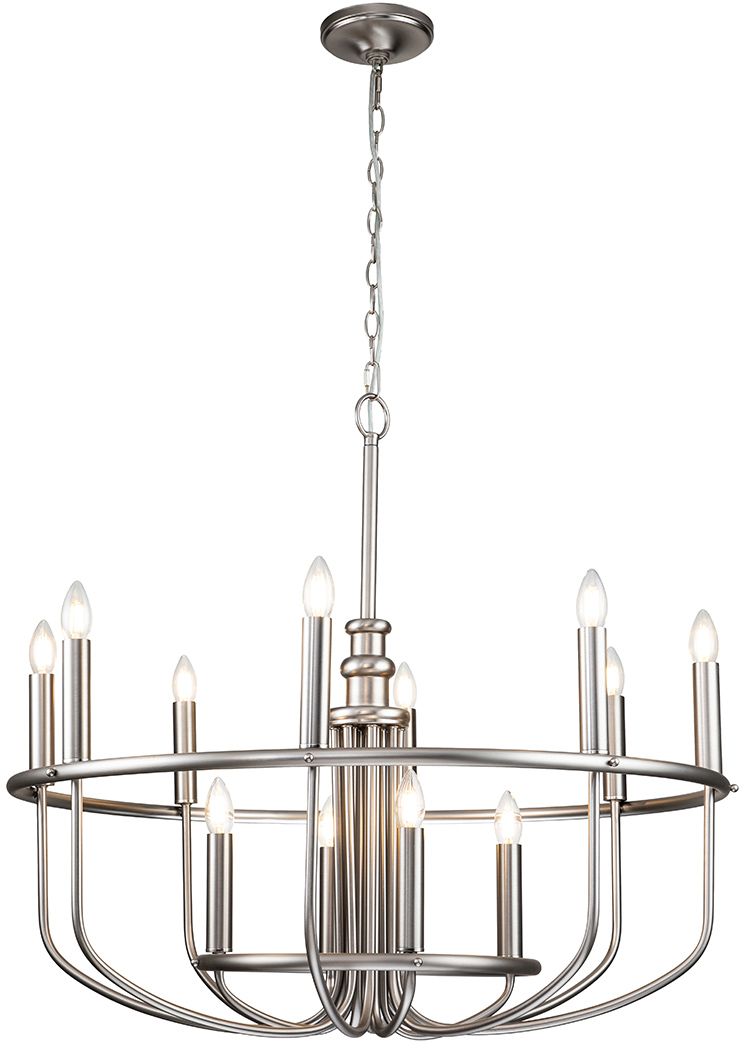 Elstead Lighting Capitol Hill függőlámpa x40 W nikkel KL-CAPITOL-HILL12-BN