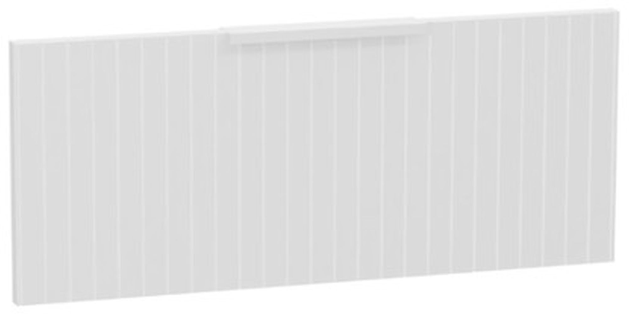 Excellent Tuto 2.0 szekrény front 60x2x24.6 cm mosdókagyló alá akasztható fehér MLEX.2151.600.03.WH