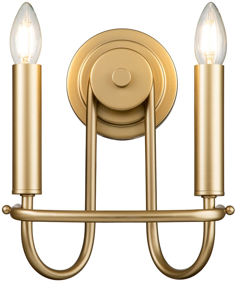 Elstead Lighting Capitol Hill oldalfali lámpa 2x40 W sárgaréz KL-CAPITOL-HILL2-PNBR