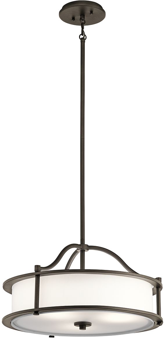 Elstead Lighting Emory függőlámpa 3x60 W barna KL-EMORY-P-S-OZ