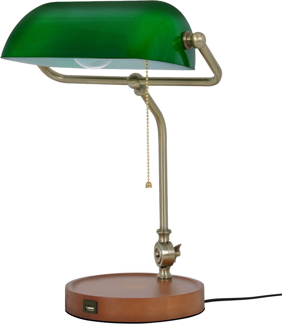 Kaja Bank asztali lámpa 1x15 W zöld K-MT-208