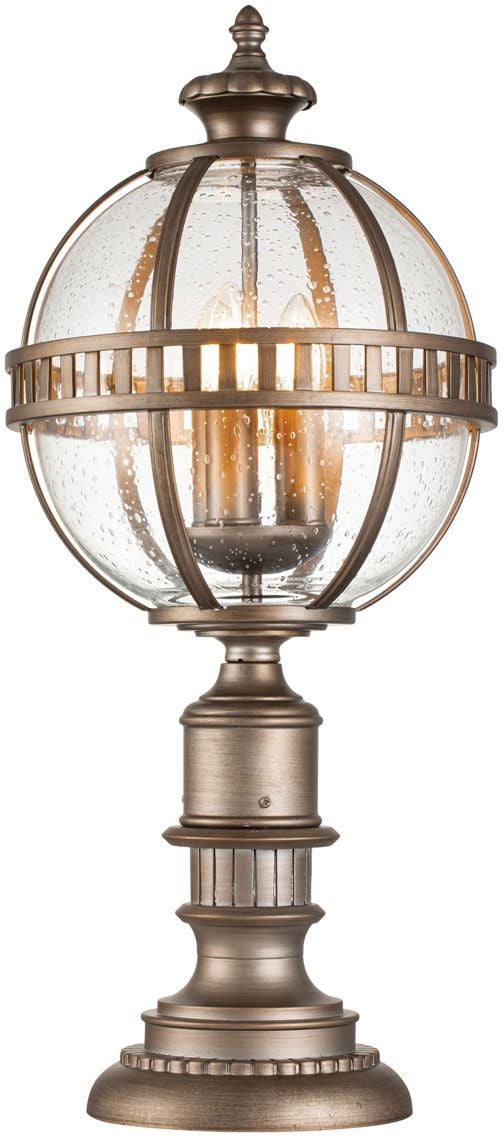 Elstead Lighting Halleron kültéri állólámpa 3x40 W barna KL-HALLERON-3M-BU