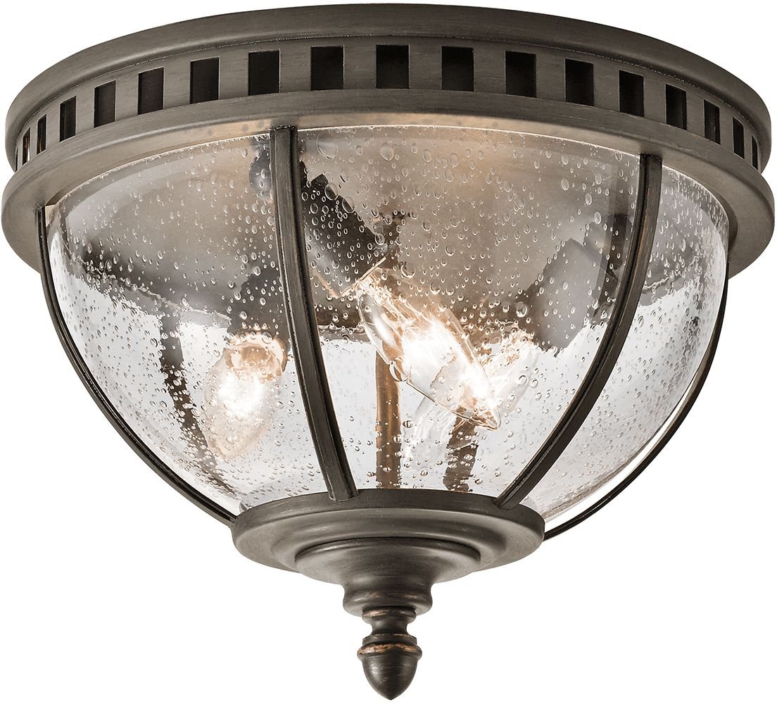 Elstead Lighting Halleron kültéri mennyezet 3x40 W szürke-barna KL-HALLERON-F
