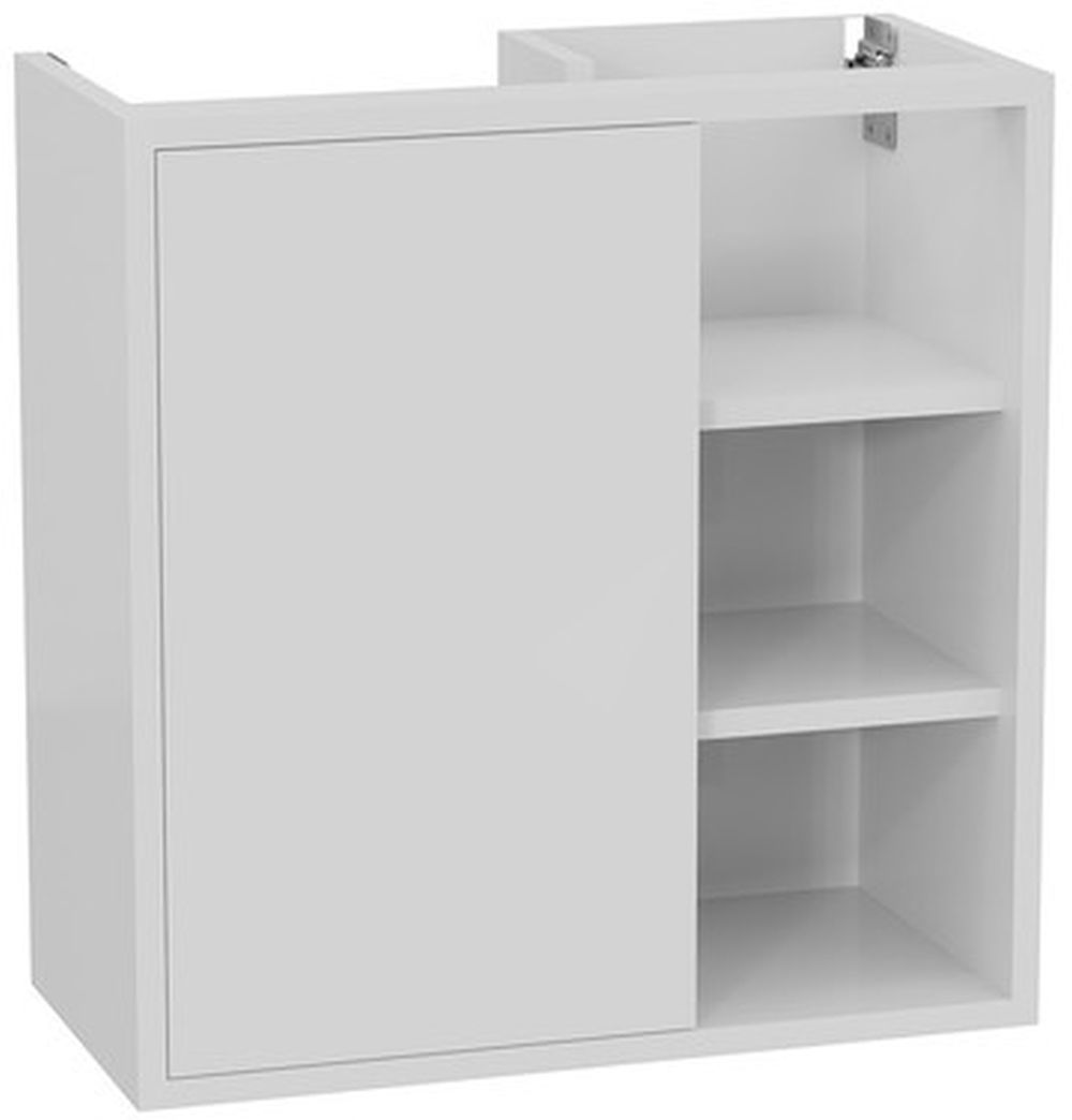 Excellent Ness szekrény 57x28x60 cm mosdókagyló alá akasztható fehér MLEX.8201.600.WH