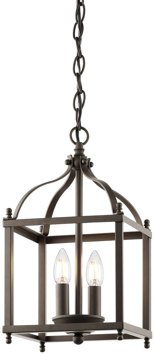 Elstead Lighting Larkin függőlámpa 2x60 W barna KL-LARKIN-P-S-OZ