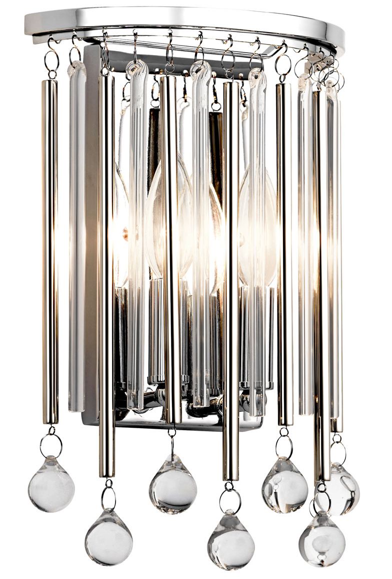 Elstead Lighting Piper oldalfali lámpa 2x60 W króm KL-PIPER2-PC