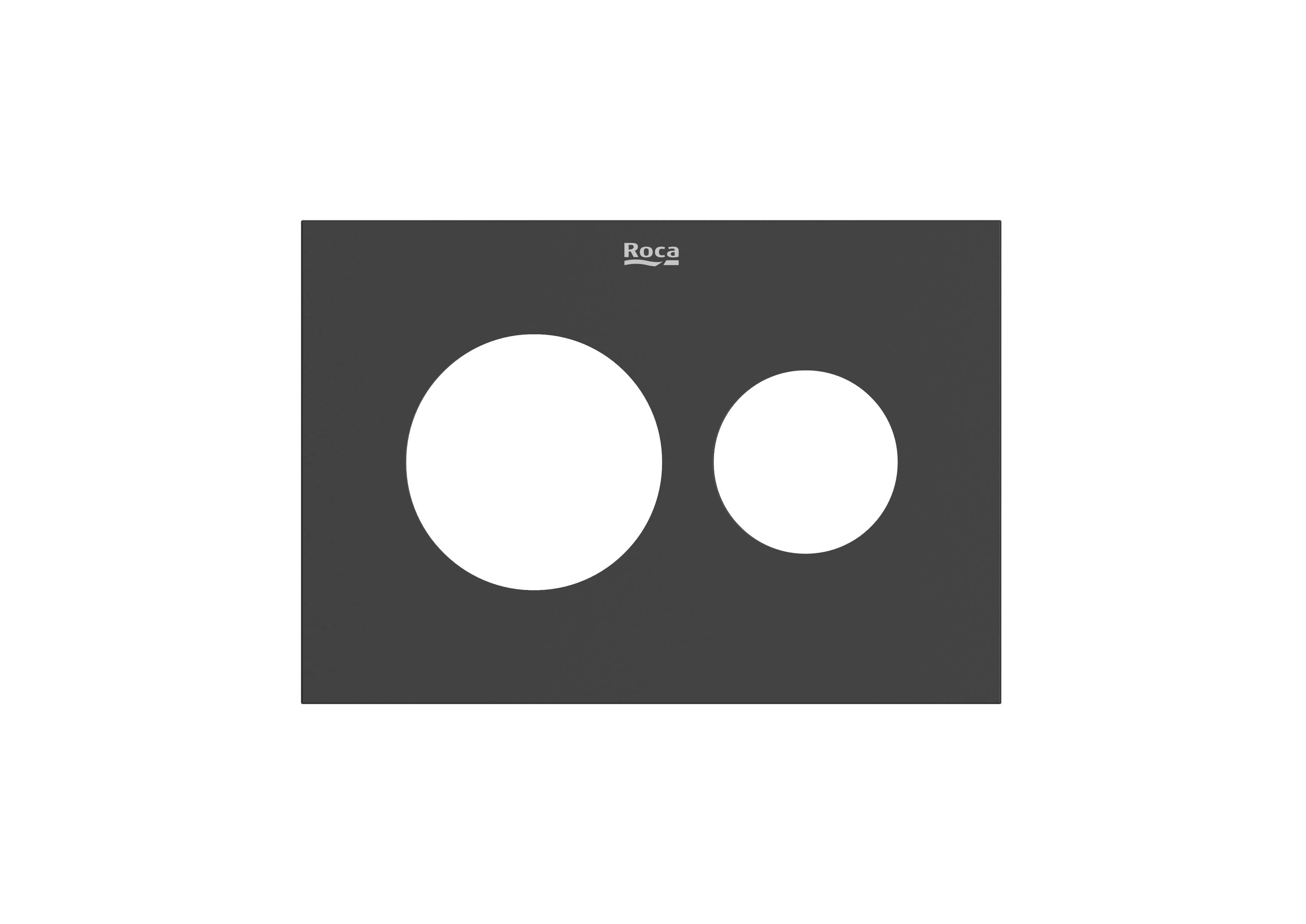 Roca Duplo S öblítő gomb lemez WC-hez fekete A890523306