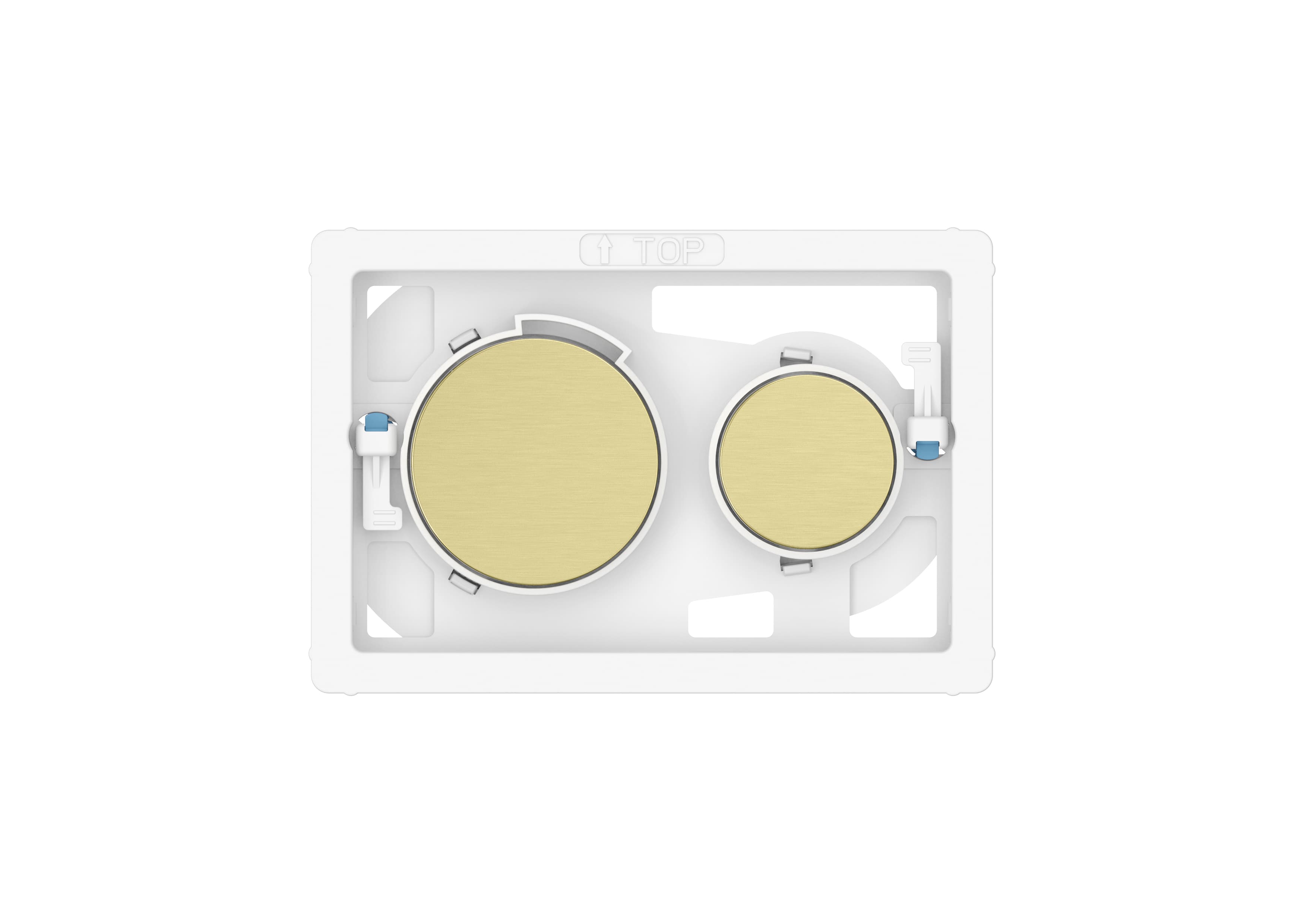Roca Duplo S öblítőgomb mechanizmus WC-hez arany A8904233VA