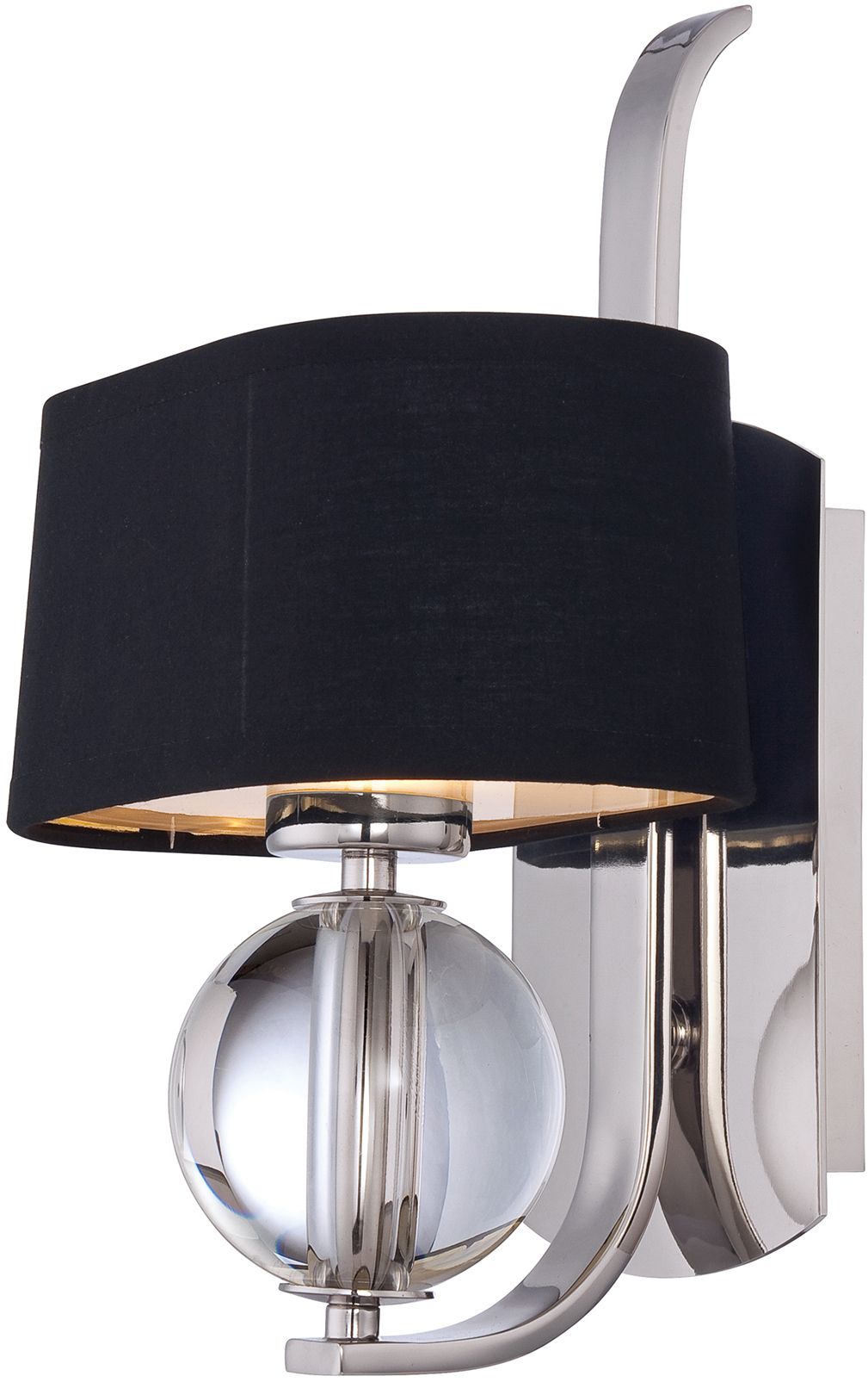 Elstead Lighting Gotham oldalfali lámpa 1x3 W ezüst QZ-GOTHAM1