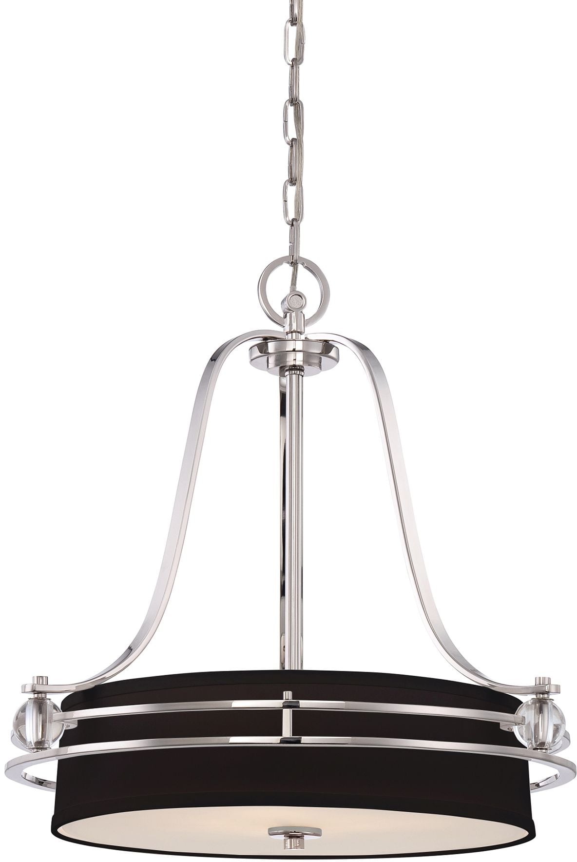 Elstead Lighting Gotham függőlámpa 4x60 W ezüst QZ-GOTHAM-P