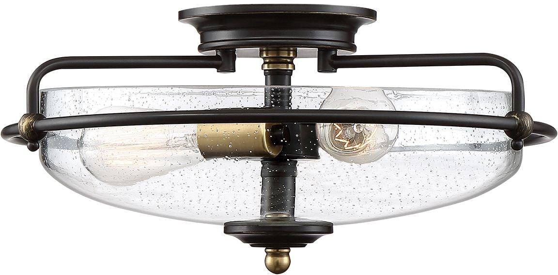 Elstead Lighting Griffin mennyezeti lámpa 3x60 W sárgaréz-barna QZ-GRIFFIN-F-C-PNAB