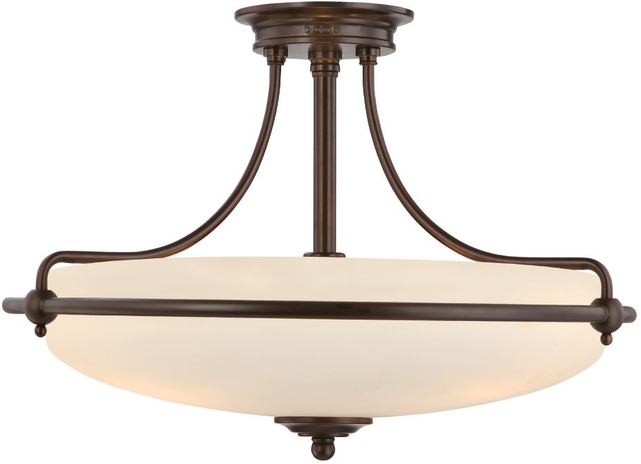 Elstead Lighting Griffin mennyezeti lámpa 4x60 W barna QZ-GRIFFIN-SFM-PN