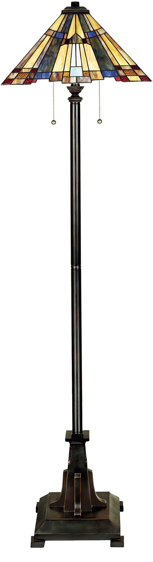 Elstead Lighting Inglenook állólámpa 2x60 W sokszínű-barna QZ-INGLENOOK-FL