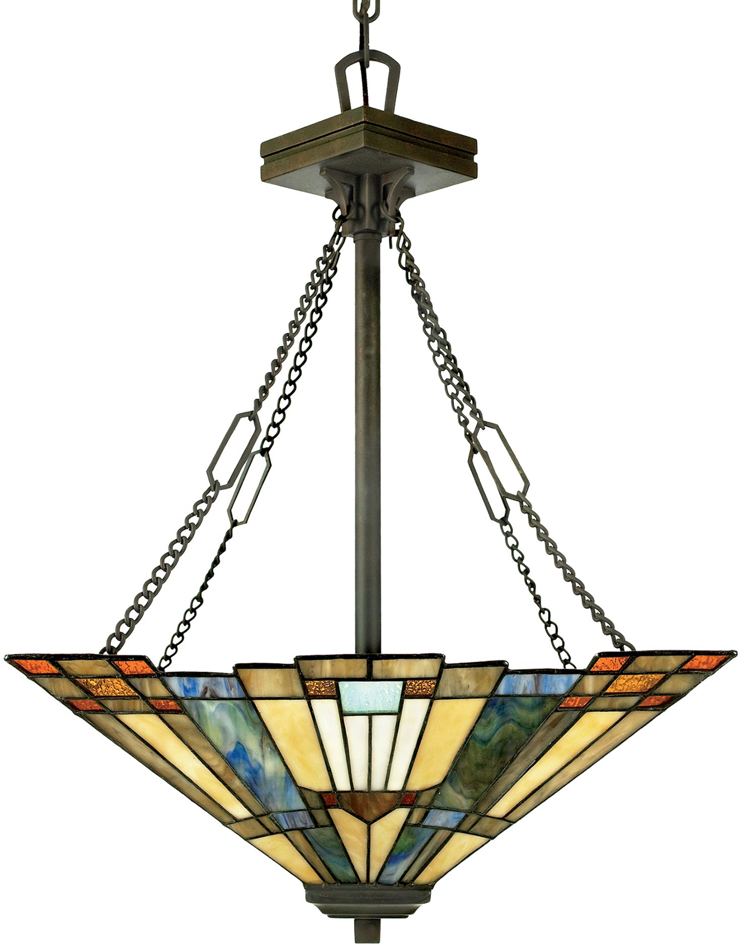 Elstead Lighting Inglenook függőlámpa 3x60 W barna QZ-INGLENOOK-P-B
