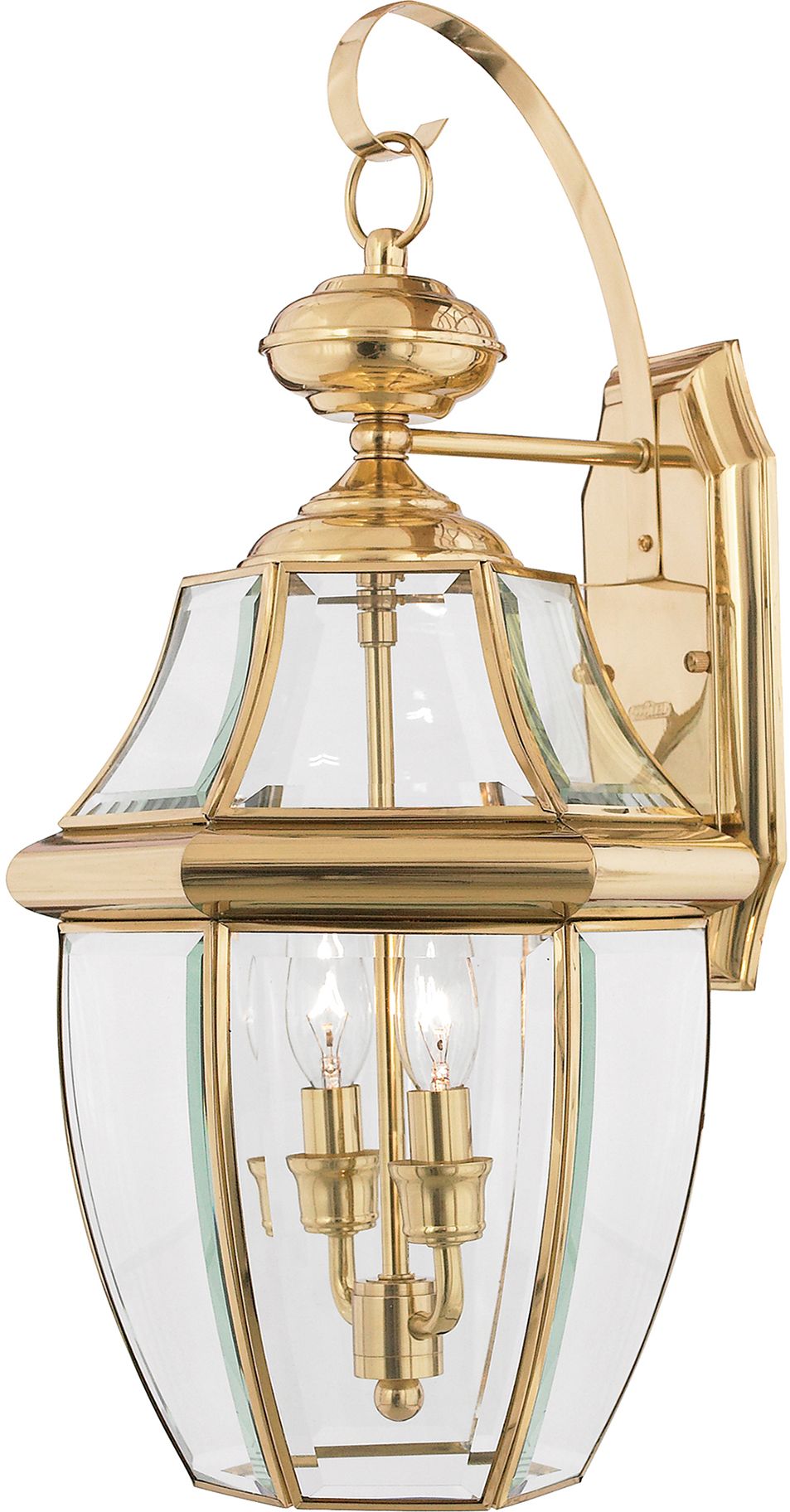 Elstead Lighting Newbury kültéri fali lámpa 2x40 W sárgaréz QZ-NEWBURY2-L-PB