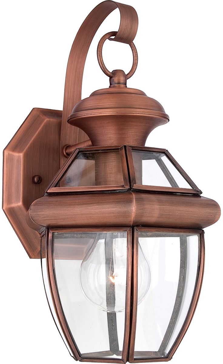 Elstead Lighting Newbury kültéri fali lámpa 1x60 W réz QZ-NEWBURY2-S-AC