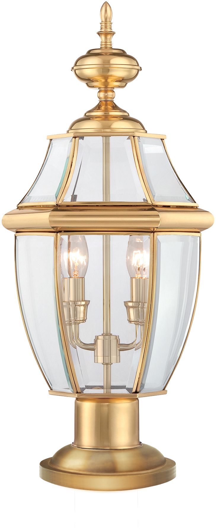 Elstead Lighting Newbury kültéri állólámpa 2x60 W sárgaréz QZ-NEWBURY3-L-PB