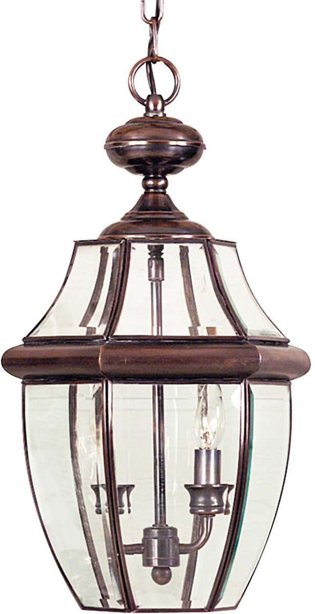 Elstead Lighting Newbury függőlámpa 2x60 W réz QZ-NEWBURY8-L-AC