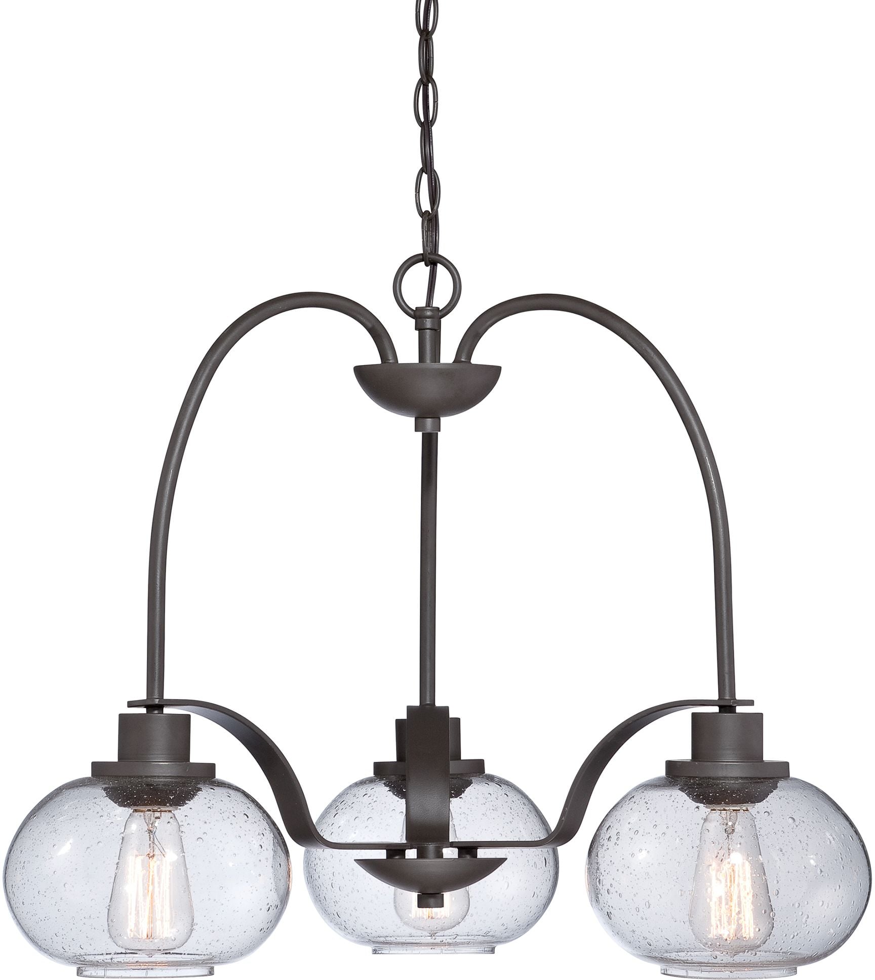 Elstead Lighting Trilogy függőlámpa 3x60 W barna QZ-TRILOGY3