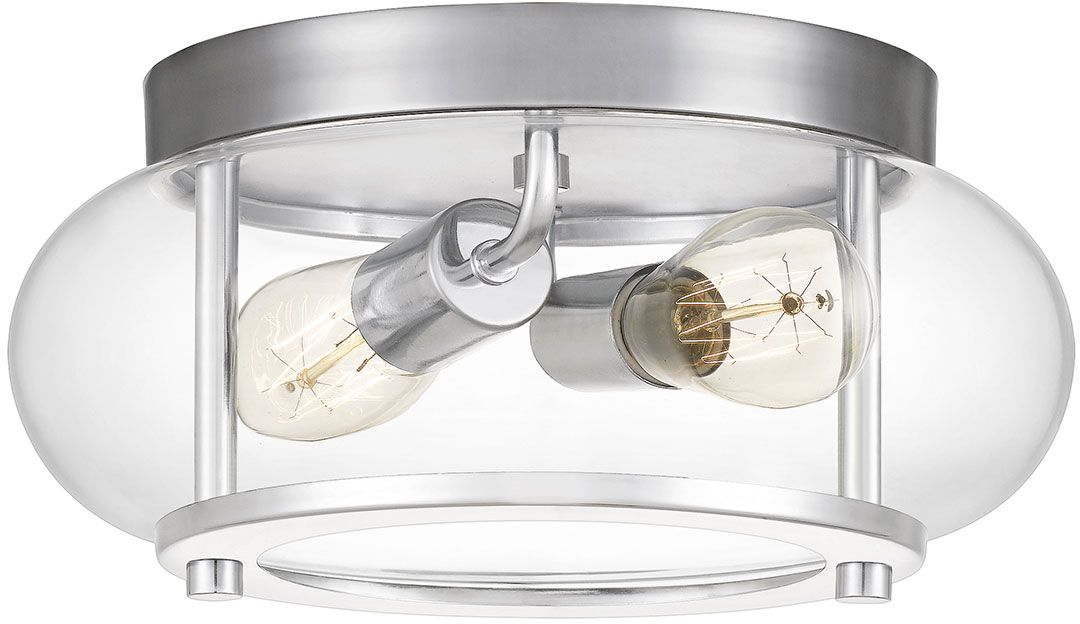 Elstead Lighting Trilogy mennyezet 2x40 W króm QZ-TRILOGY-F-S-BATH
