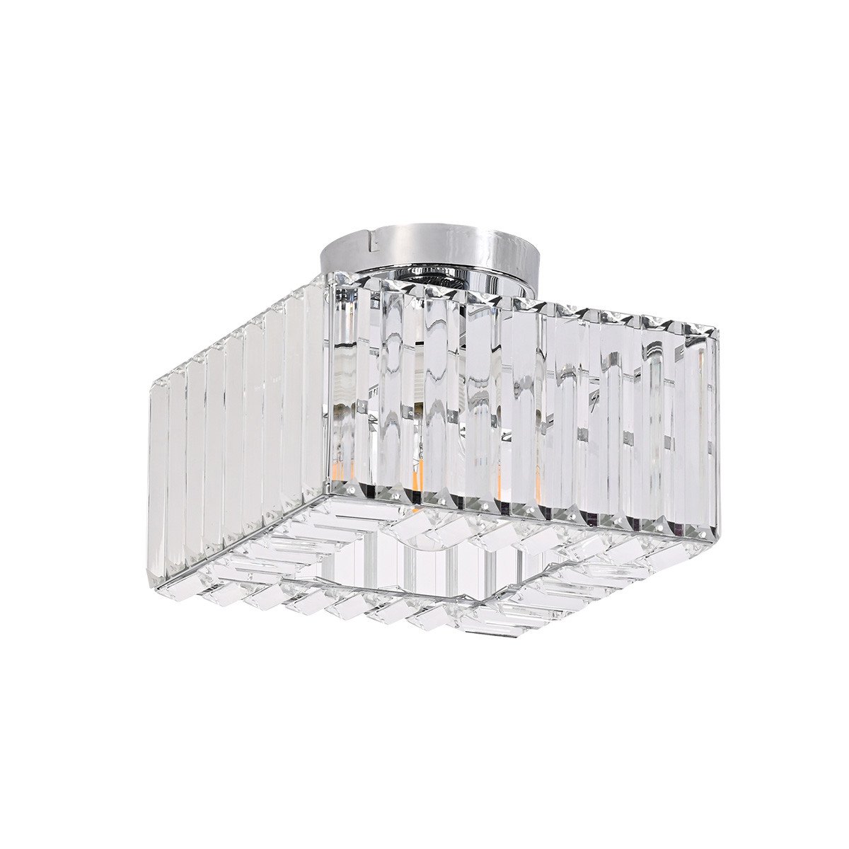 Light Prestige Vetro mennyezeti lámpa 1x15 W króm LP-2910/1C CH square